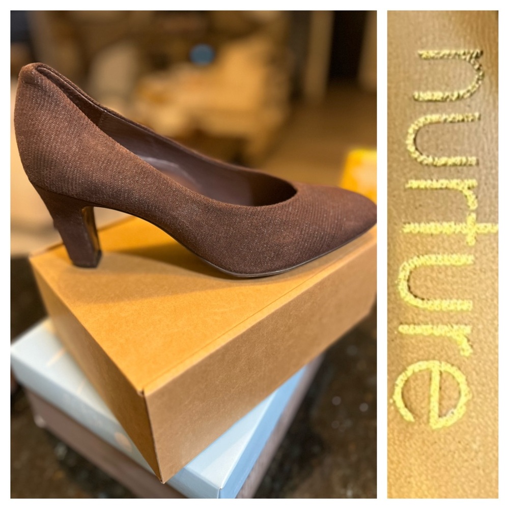 Nurture by Lamaze Women's Elegant Brown Heels